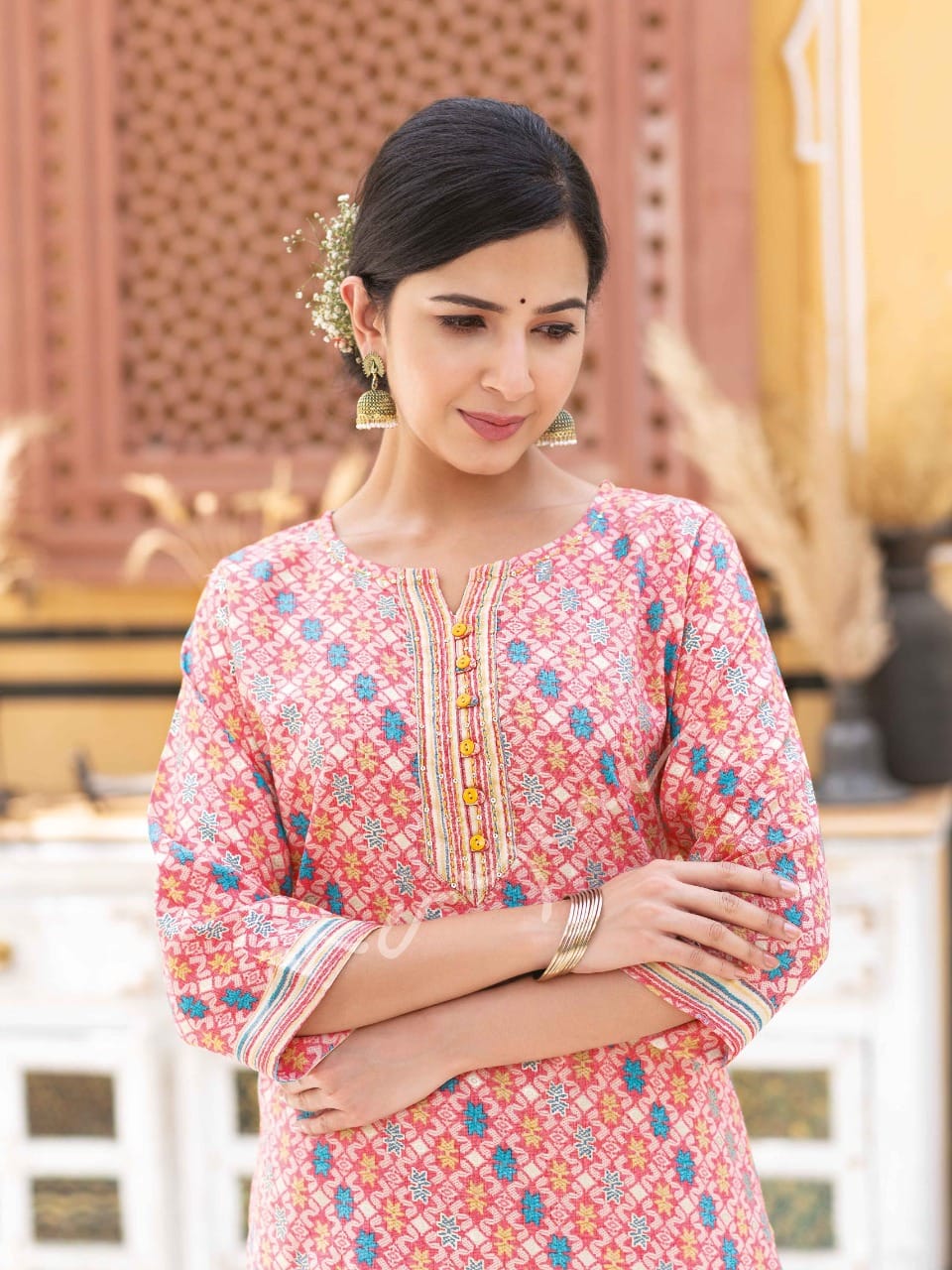 Mayur Sue Mue Fancy Ethnic Wear Rayon Printed Designer Kurti With Pant Collection
